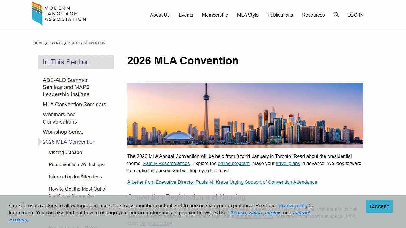 2026 MLA Convention | Modern Language Association